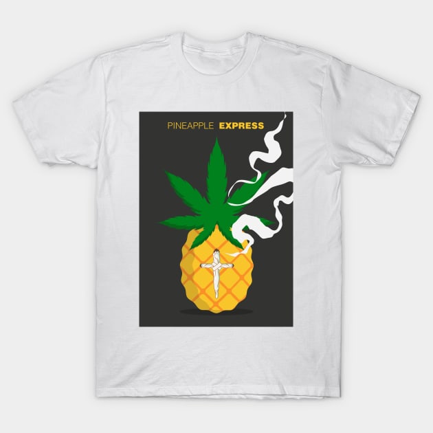 Pineapple Express art T-Shirt by 2ToastDesign